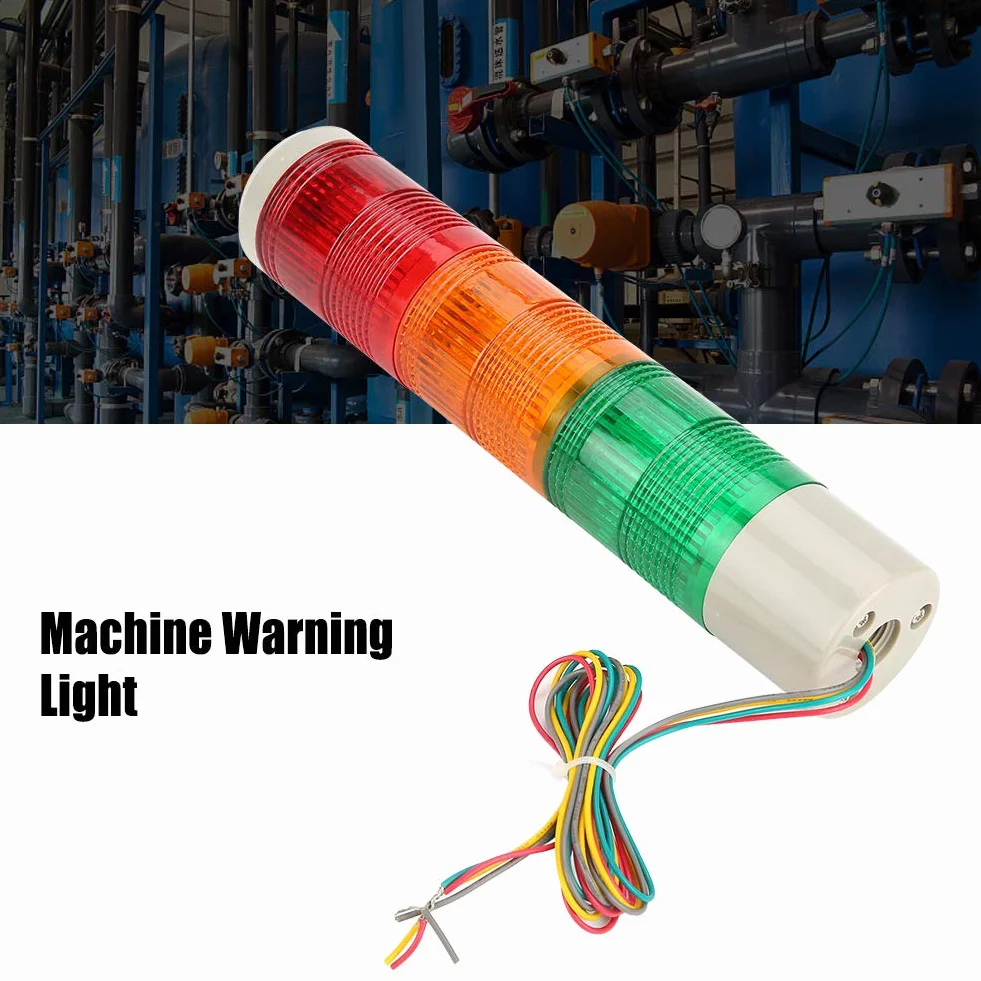 Luce Occupata, Controller Semaforo AC 220V LED Spia Luminosa, BEM-50-3T-D, Indicatore di Attenzione, Luce Costante, per Apparecchiature di Automazione, Catena di Montaggio,