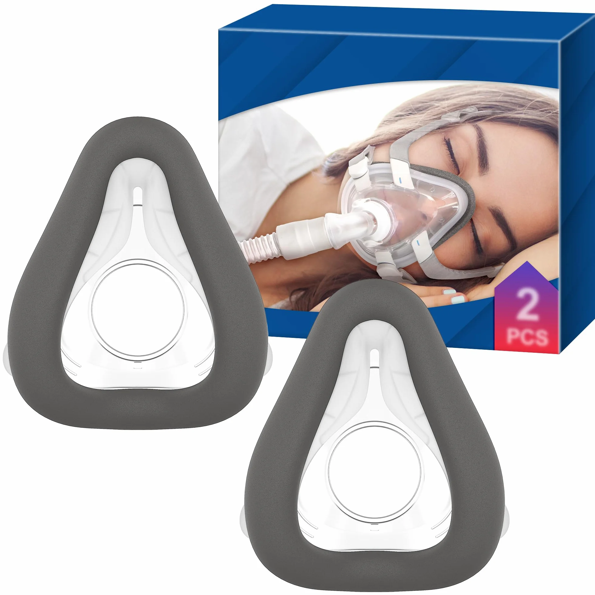2 cuscini per maschera, compatibili con AirFit F20, nuova sostituzione maschera con memory foam compatibile con AirTouch F20, impermeabile e confortevole (S)
