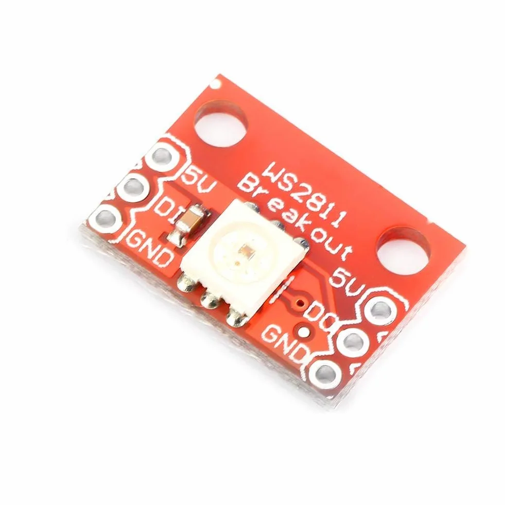 5 Pezzi Modulo LED Breakout WS2812 RGB 5050 RGB con Chip WS2812S Utilizzato per Progetti Elettronici