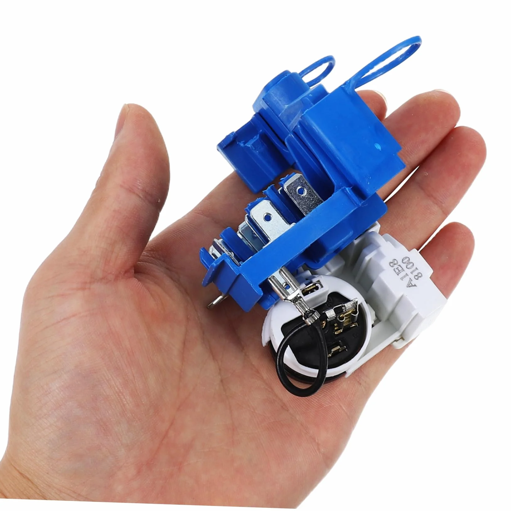 Relè Compressore Frigorifero Stabilità Garantita e Protezione da Sovraccarico Facile Installazione Kit Materiale Plastico e Ferro per Manutenzione Frigorifero
