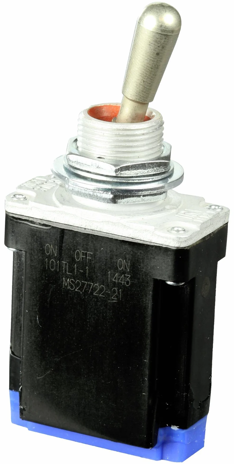 Interruttore a levetta, SPDT, 20A, 28VDC, Pannello, Interruttori a levetta, Qtà.1 | 101TL1-1