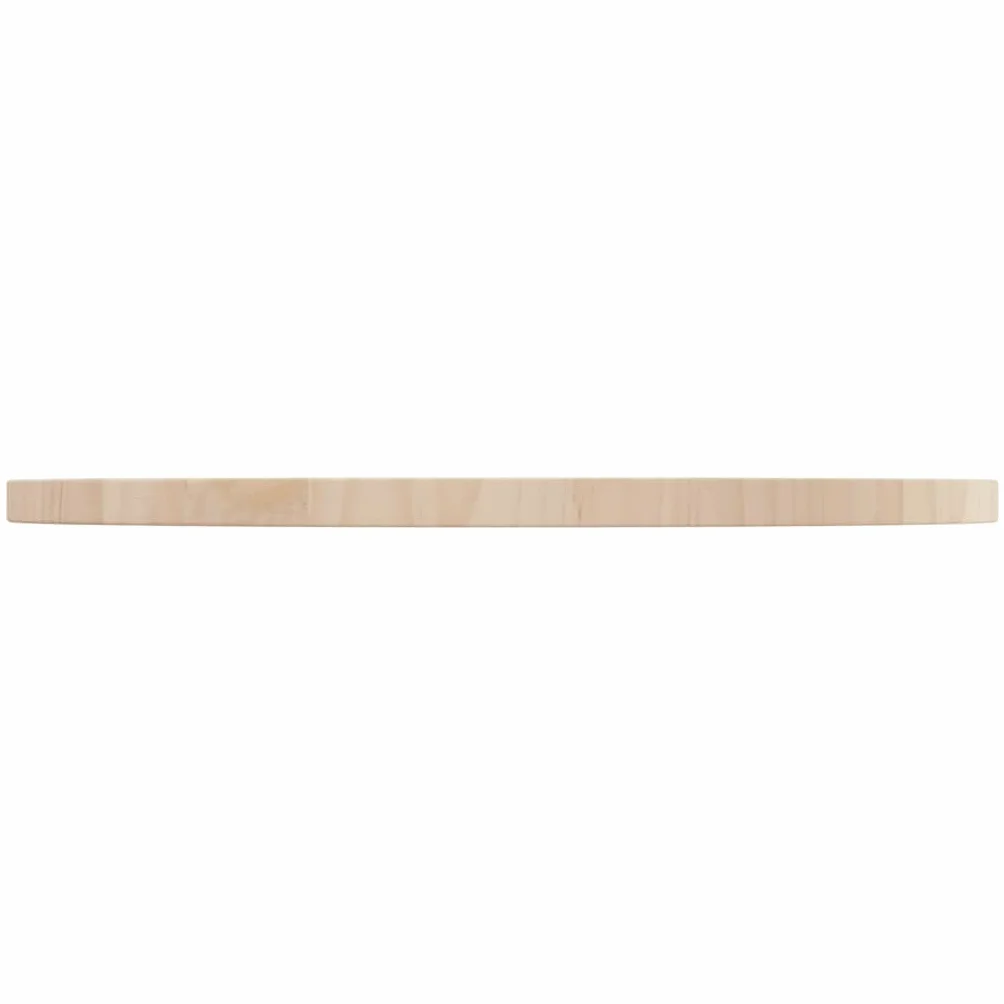 vidaXL Piano tavolo rotondo in legno massello di pino 60 cm diametro 2,5 cm spessore sostitutivo per tavolo da caffè o da pranzo