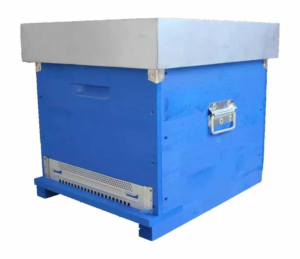 Arnia per Api - Arnia Cubo (Box) - Dadant Blatt - 10 favi - Arnia Api - Apicoltura Assemblata Colorata