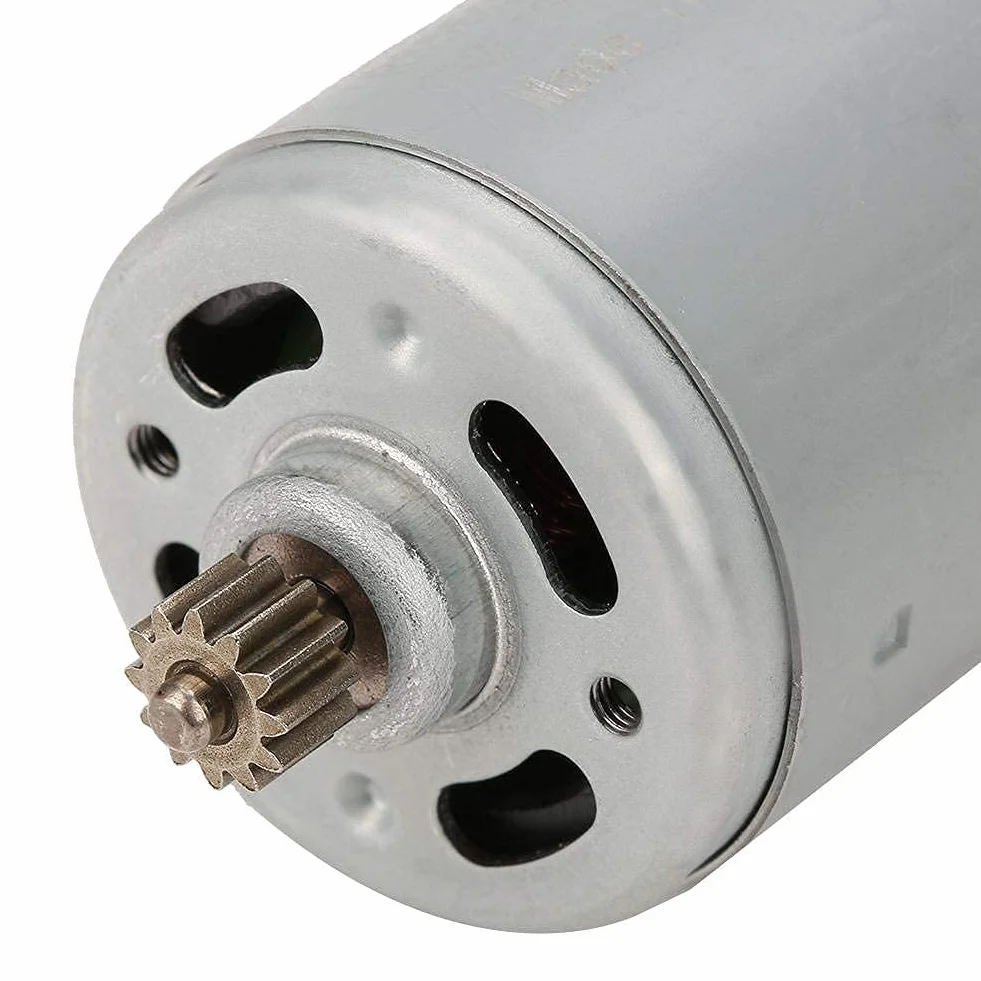 Motore a Corrente Continua Industriale 12 Denti 12V per Trapano Elettrico