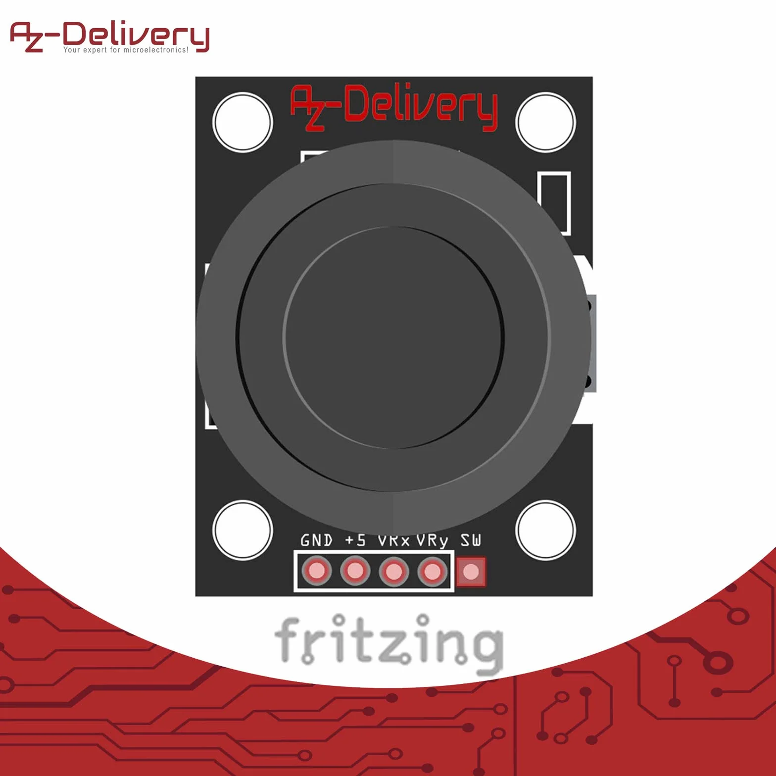 AZDelivery 3 x KY-023 Joystick Modulo Sensore compatibile con Arduino incluso un E-Book!