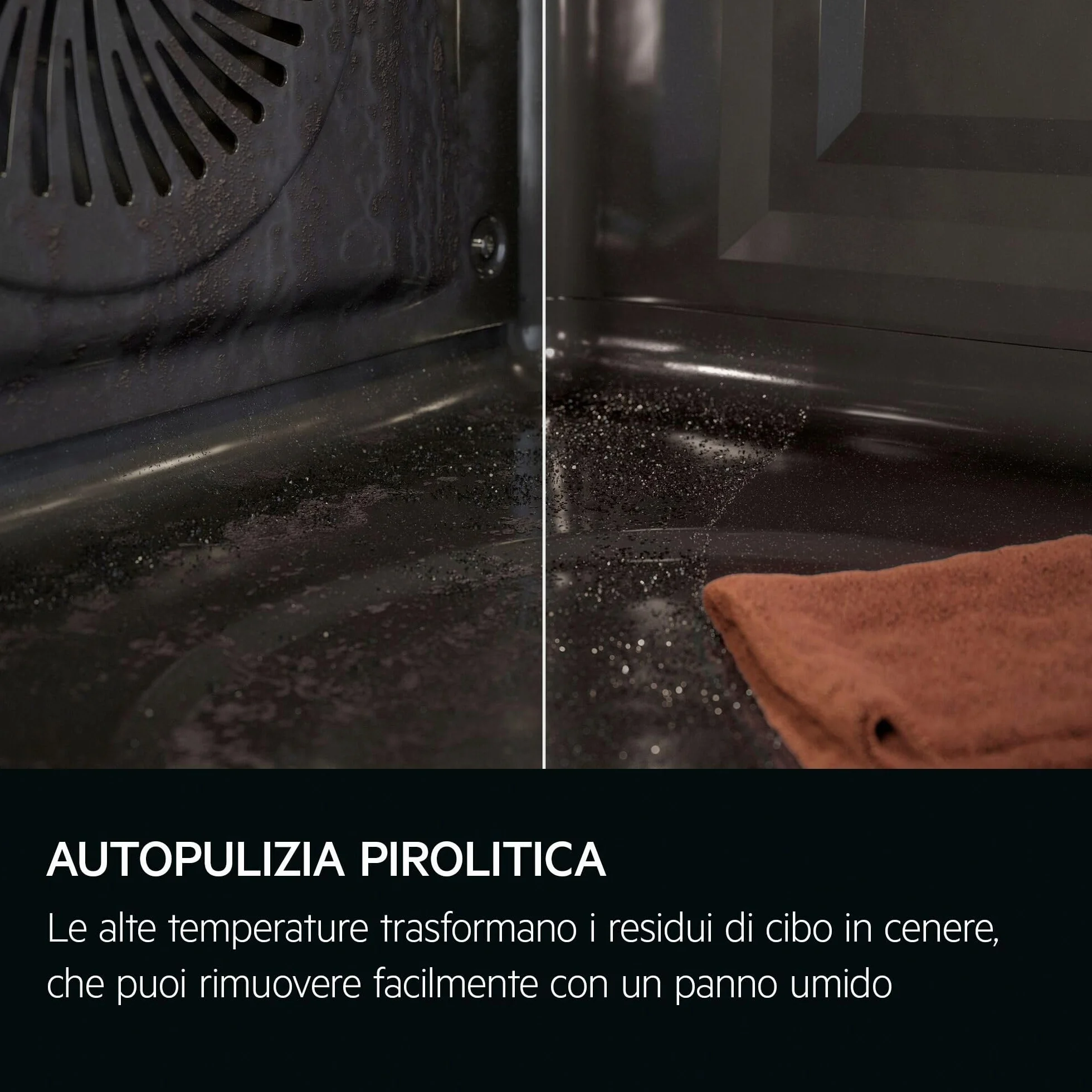 AEG OR6PB51WSB Forno a Vapore SteamCrisp da Incasso, Serie 6000, 72 L, SenseCook Multifunzione con Cottura a Vapore, Pulizia Pirolitica, 9 Programmi, Display LED