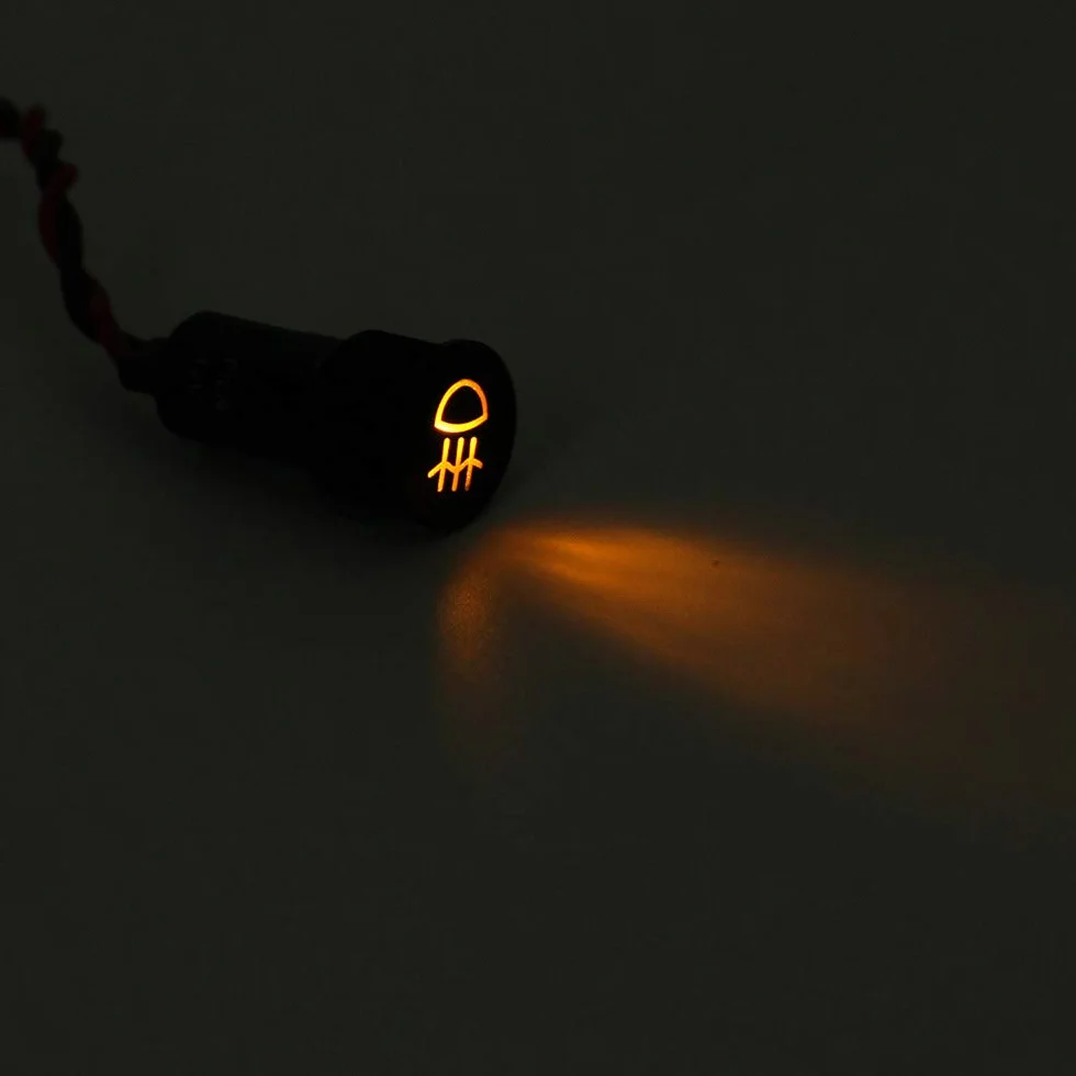 EsportsMJJ 12 8mm LED cruscotto Spia indicatore luminoso con linea e simbolo per la barca auto - #1