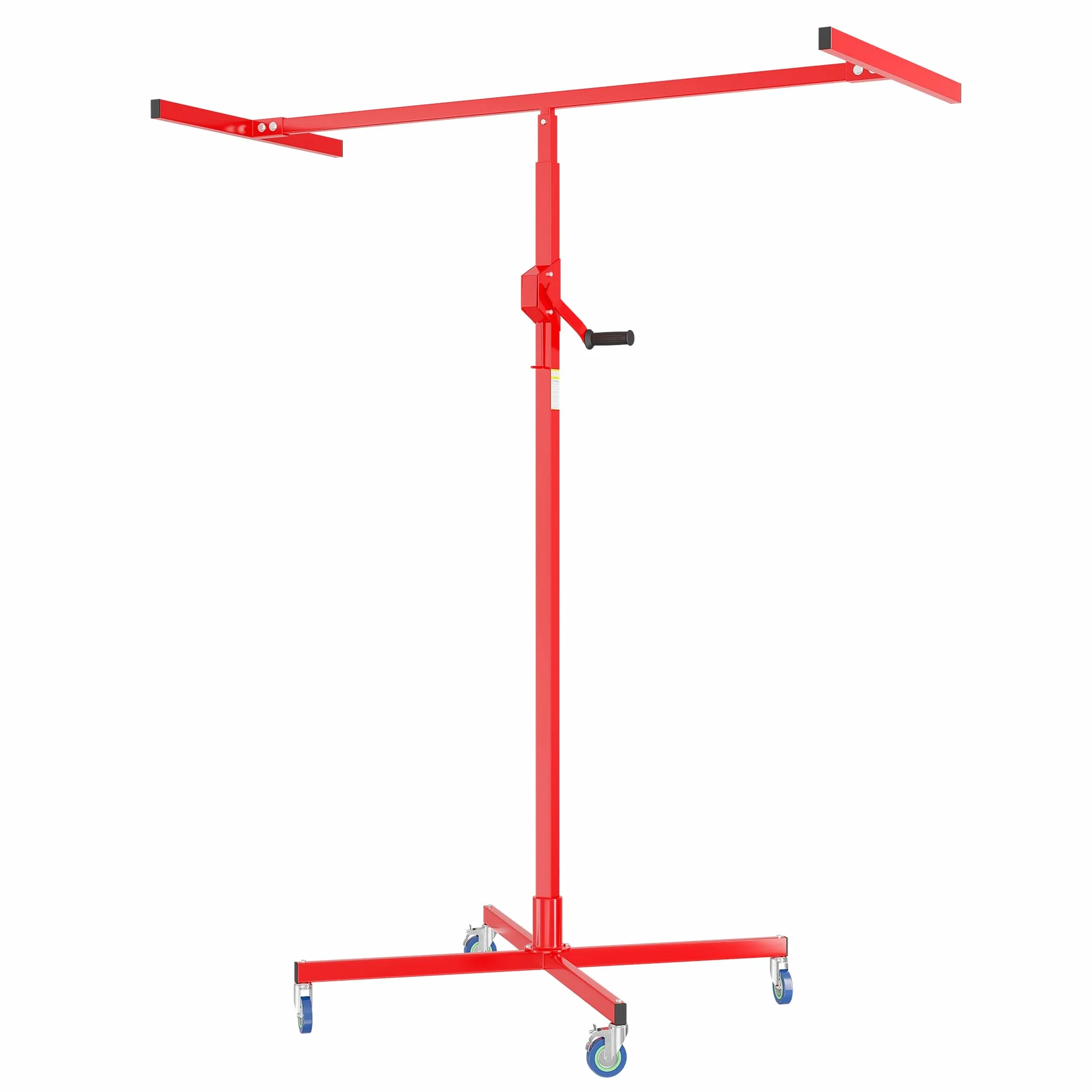 Wiltec Alzalastre per cartongesso fino a max. 50 kg, altezza 190-330 cm, ausilio di montaggio per cartongesso, sollevatore per pannelli con 4 ruote, freni di stazionamento