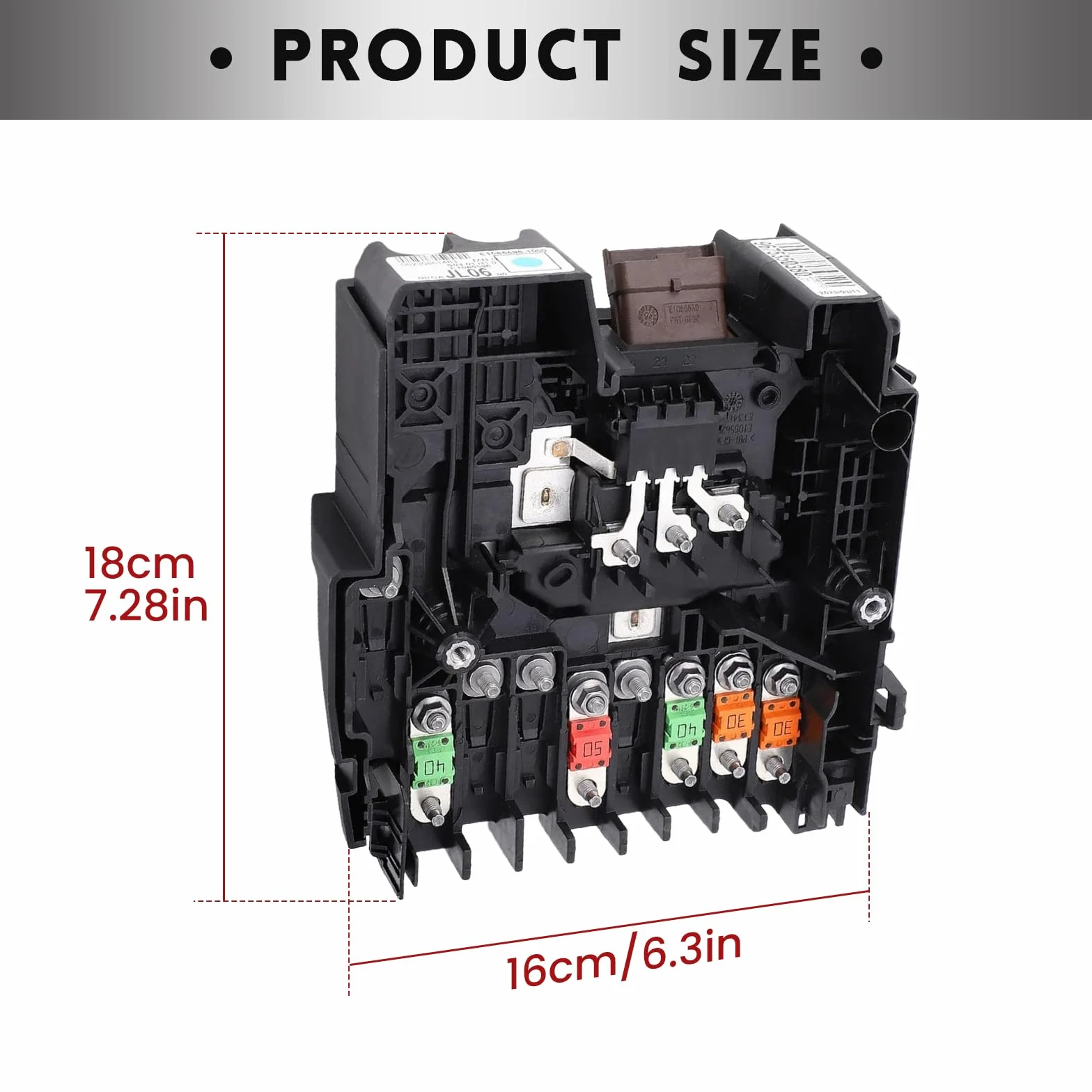 Modulo di Tensione Scatola Fusibili ZEALfix 9675350380 Compatibile con Citroën C4 Grand Picasso, C4 Spacetourer, Peugeot 308, 308SW, 3008 II, 508 II