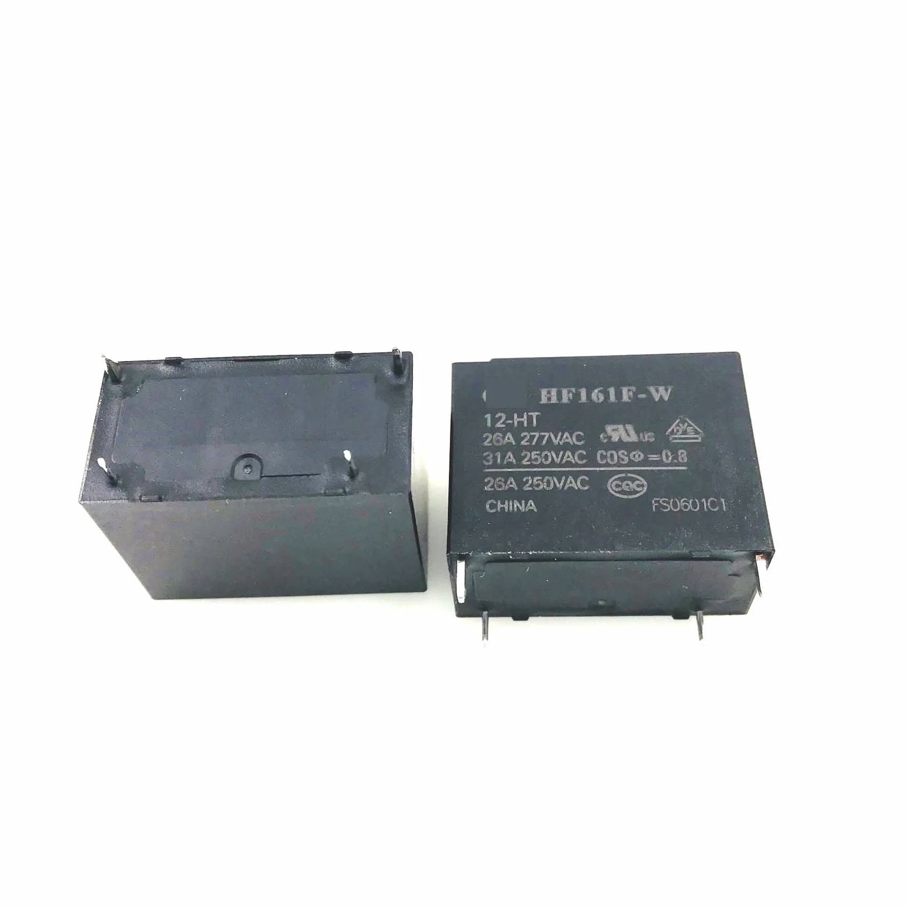 Relè di potenza 5 pezzi HF161F-W-12-HT HF161F-W-24-HT 4 pin 31A 250 V CA HF161F-W 12 24-HT HF161F W (Size : HF161F-W-12-HT)