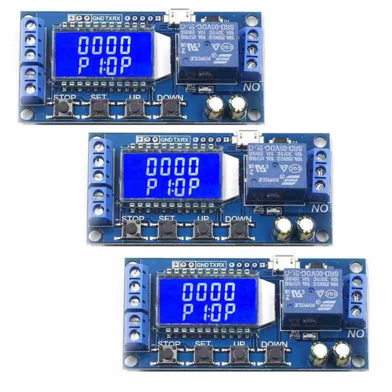 Delay Controller XY-LJ02 5V 12V 24V Timer Relay 0.01s-9999min ON/OFF