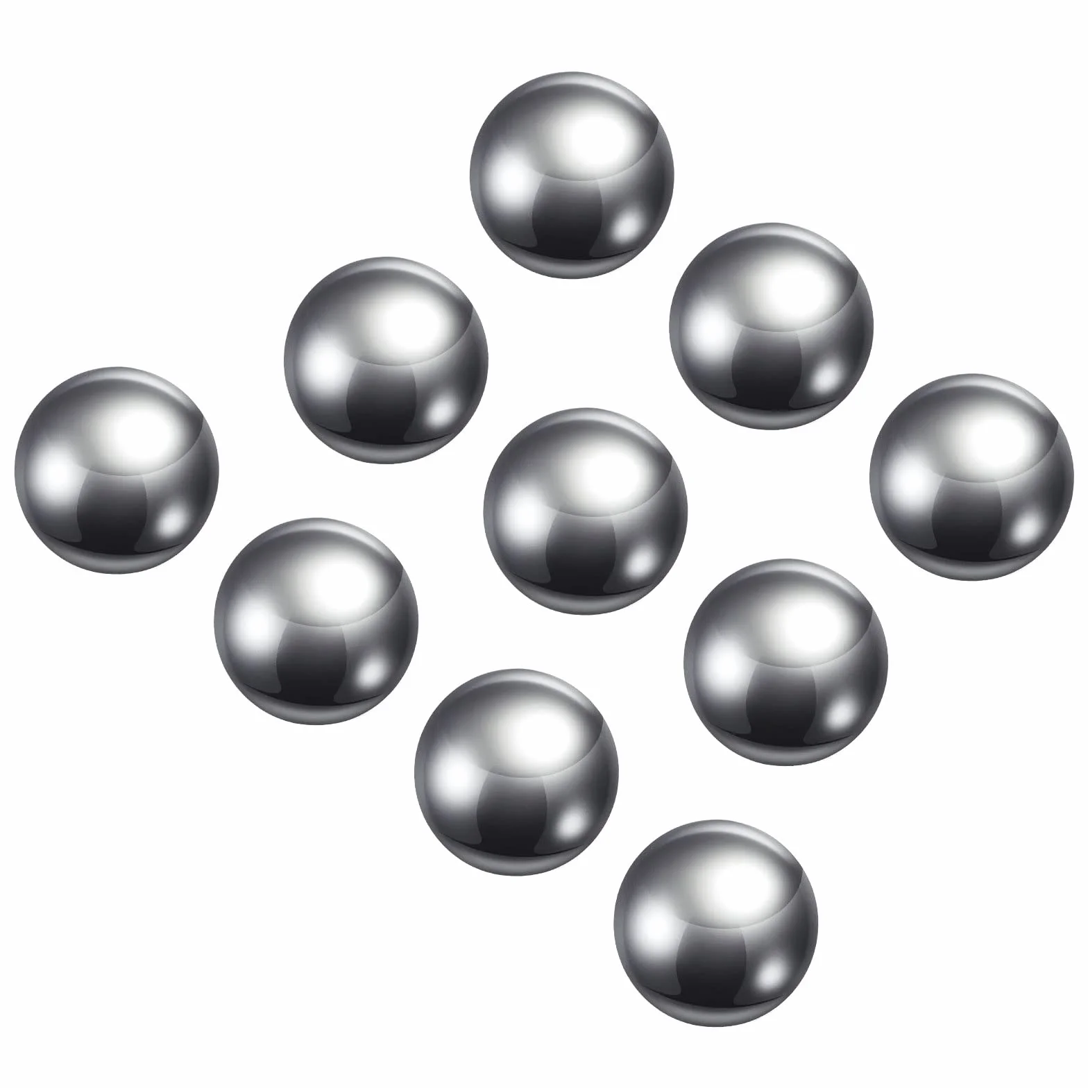 QUARKZMAN 12mm Cuscinetti a Sfera Acciaio Inox 201 G200 Precisione 10pz