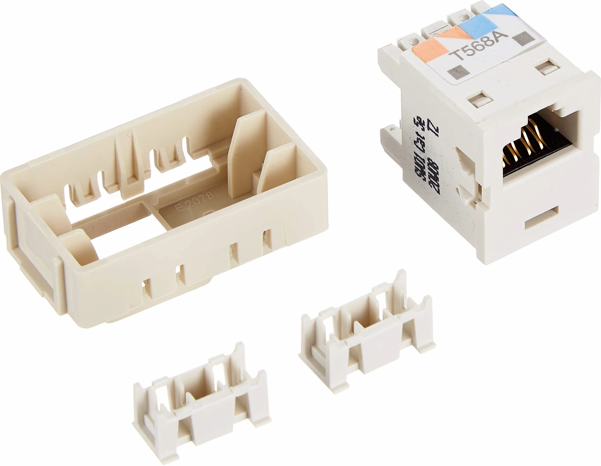 BTicino 5962C5E Serie Magic Presa RJ45, 110IDC, UTP, Cat5E, Avorio
