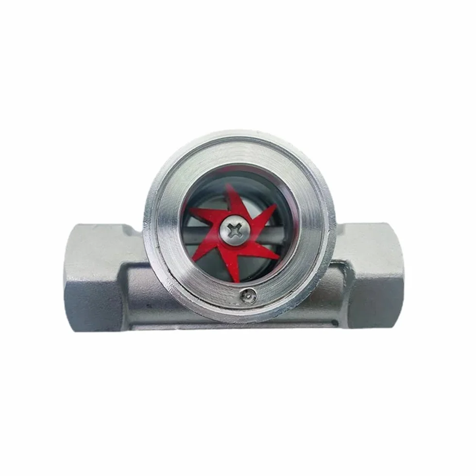 1/4 "3/8" 1/2" 3/4" 1" 1-1/2" 2" BSPT Femmina 304 Finestra Indicatore Vetro (1" DN25)