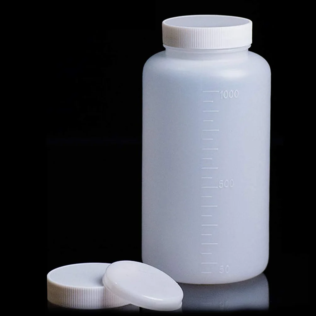10 bottiglie di plastica vuote graduate per laboratorio chimico, 150 ml