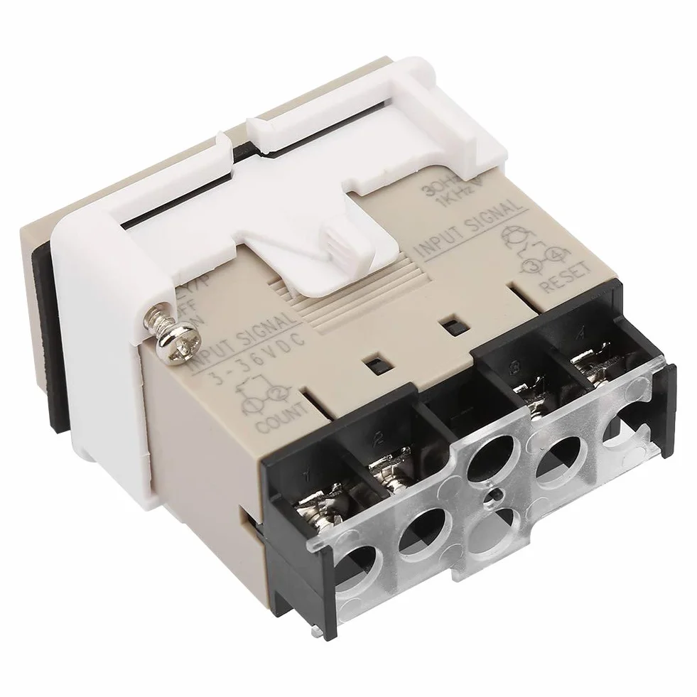 H7EC NV Contatore Elettrico Digitale Totalizzatore DC 3-36V LCD 8 Cifre