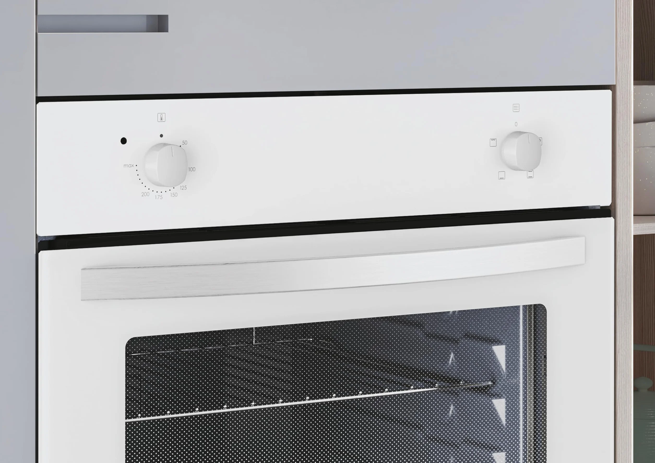 Candy Idea Forno Elettrico Statico 70 L Classe A Ventilato Grill Timer Meccanico 4 Funzioni Cavità Ampia Design Inox Incasso AxLxP 59,5x59,5x56,8 cm FIDC B100
