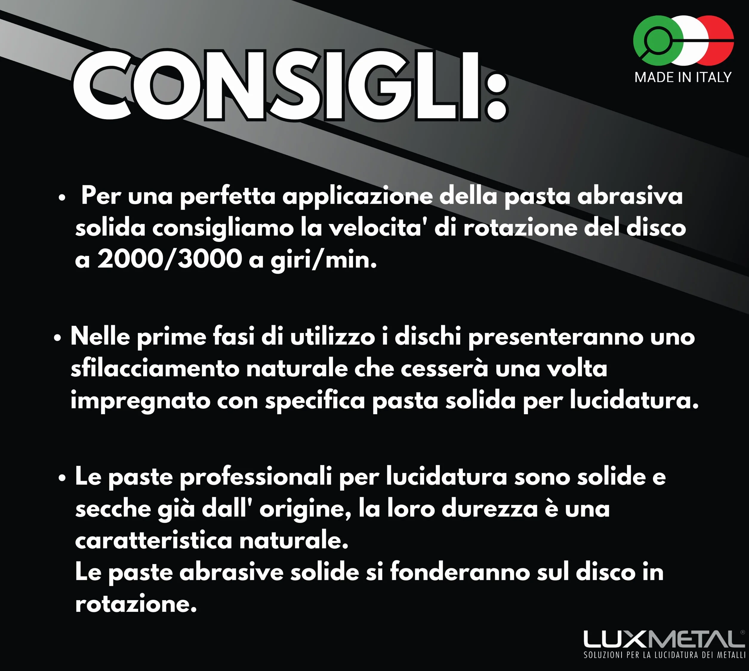 Lux Metal Kit 2 Pasta Abrasiva Lucidante 700 gr (A-B) Set Lucidatura Acciaio Inox Cera Solida Per Lucidare Metalli A Specchio Alluminio Lucida Cromature Legno Plexiglass Marmo Ottone Rame Plastica