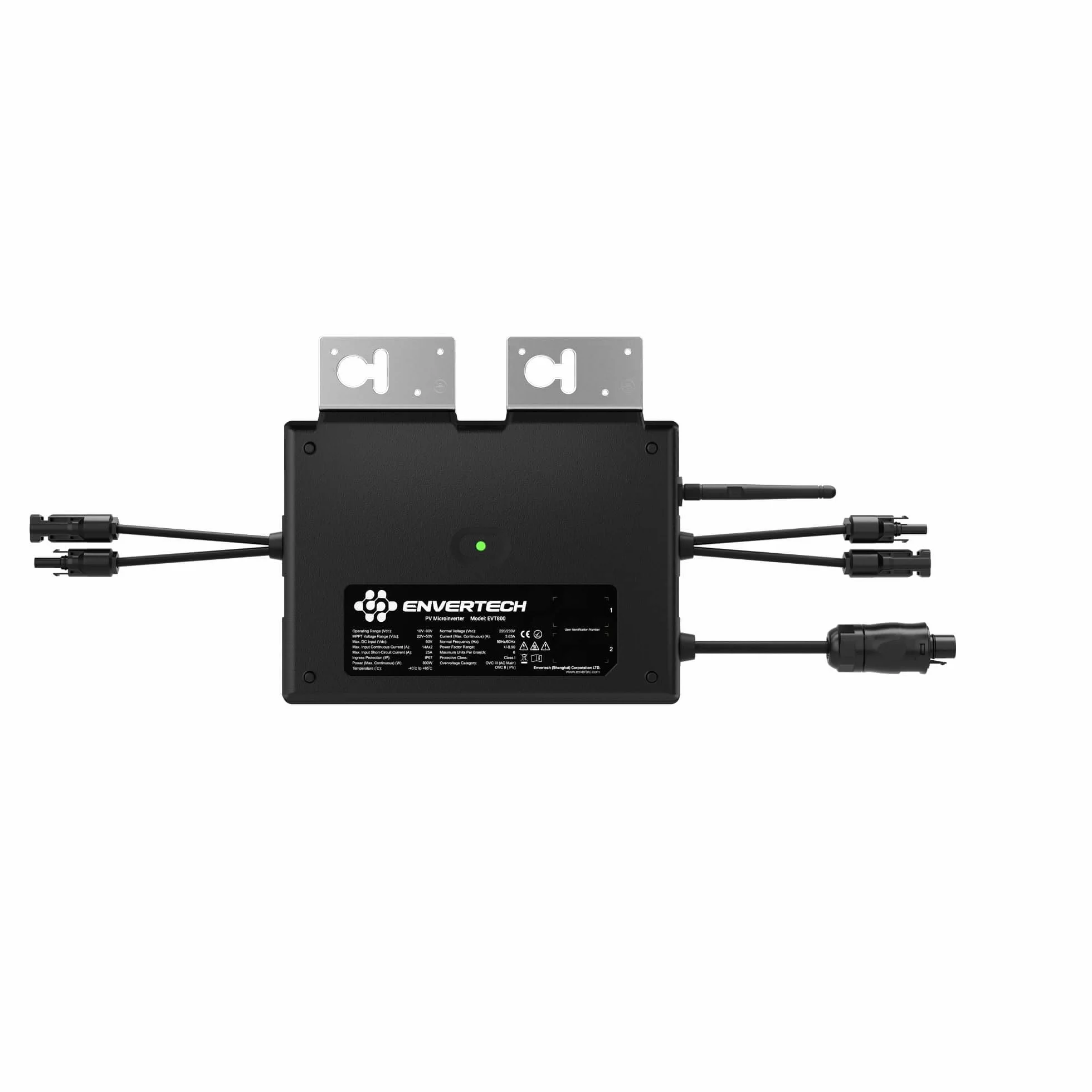 Envertech EVT800 Inverter 600W 800W WiFi Integrato Cavo AC 5m DC 1m