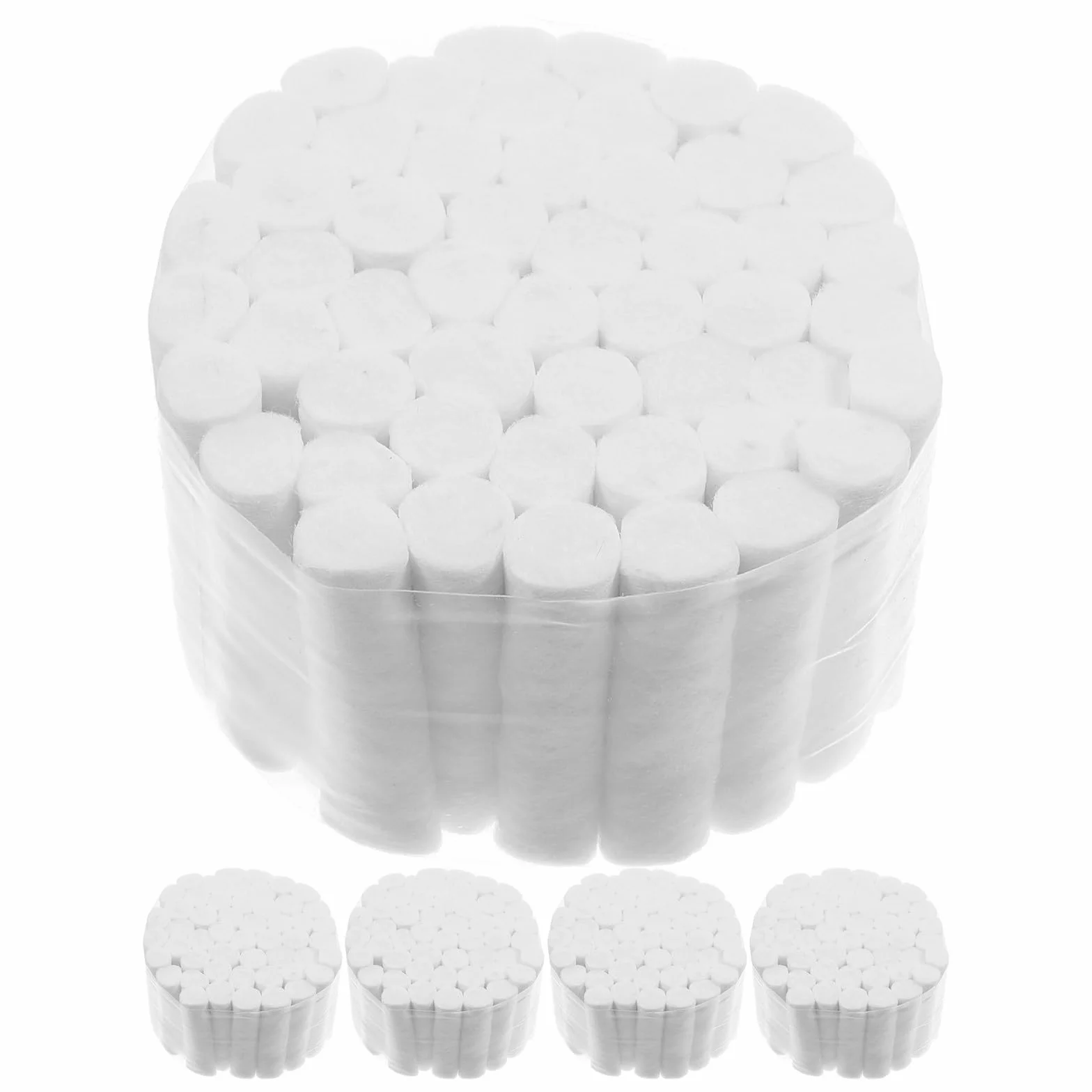 Artibetter 5 pezzi rotoli di cotone non sterile altamente assorbente per bambini e adulti sanguinamento nasale Gaze