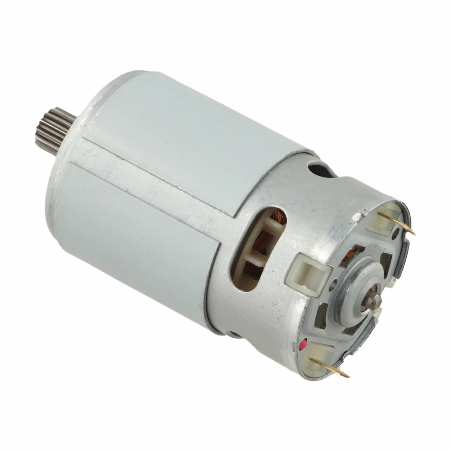 Motore RS550 21V DC per utensili elettrici senza fili incluso per motosega e sega a moto alternativo con 14 denti ingranaggio 8,2 mm