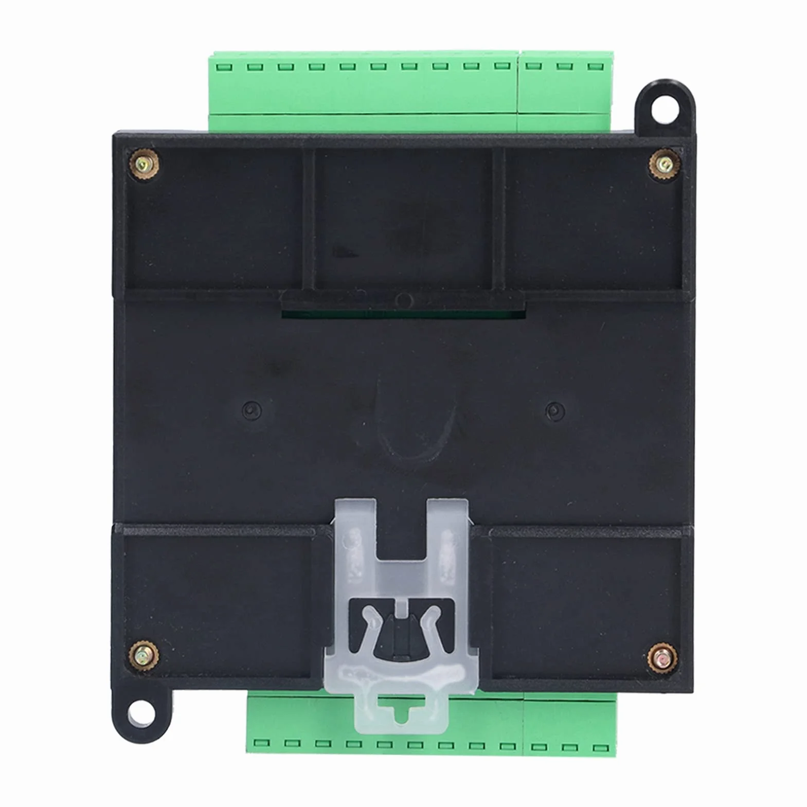 PLC Scheda di Controllo Industriale DC 24V Controller Logico Programmabile Relè 12 Ingresso 8 Uscita 2N20MT per il Controllo di Automazione Industriale(with Base)