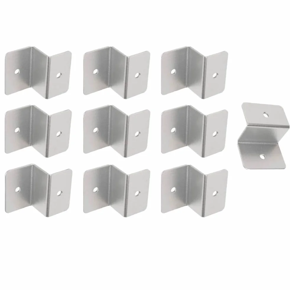 Staffe a Z Staffe per pannelli solari in alluminio da 30 mm Pannelli solari leggeri Staffe a Z con dadi e bulloni compatibili con camper sul tetto(10 pcs)