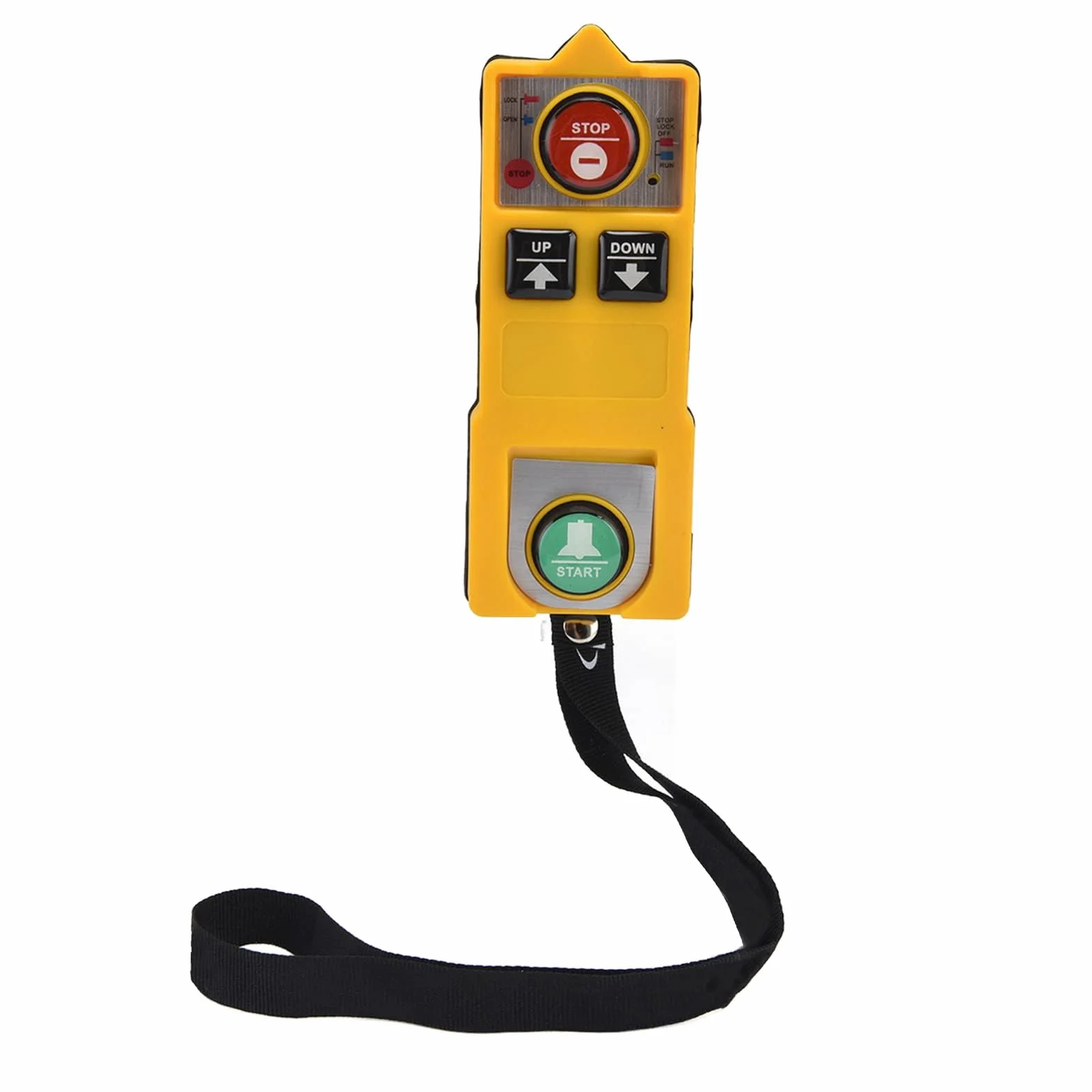 Telecomando Industriale Radio AC 220V Pulsante di Arresto di Avvio 2 Chiave di Sollevamento Wireless Guscio 800MHz IP68 Telecomando Industriale Distanza di Controllo 100 Metri