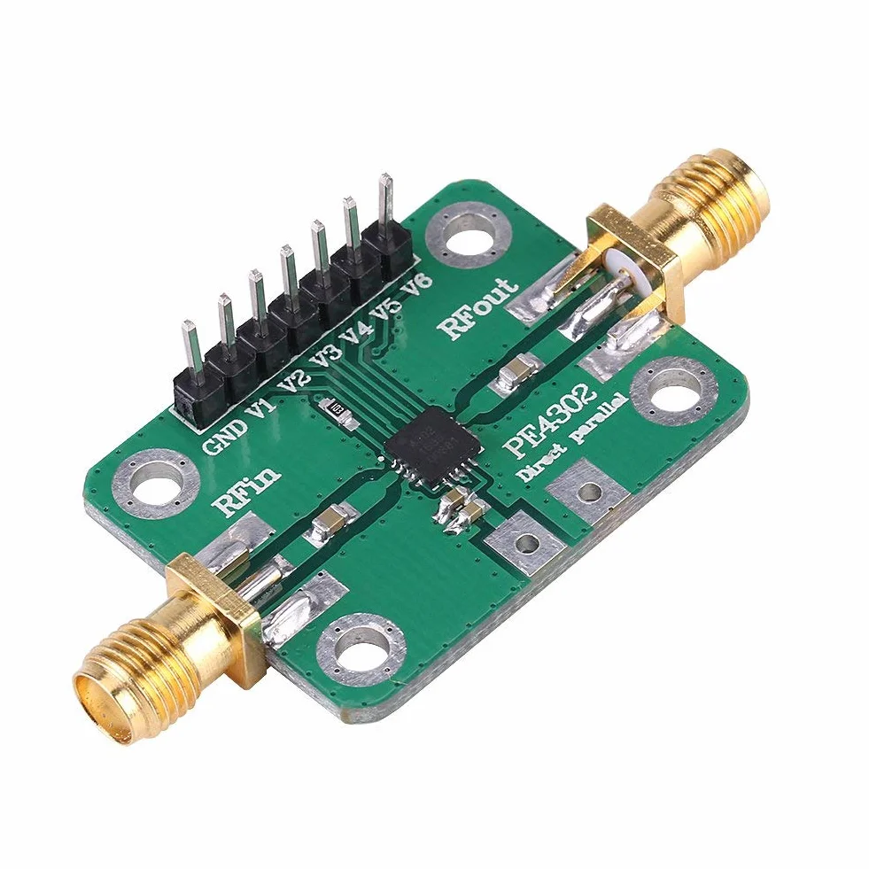 PE4302 Attenuatori a Radiofrequenza SMA Connettore Femmina 0.5dB 6Bit DC 5V 1MHz-4GHz