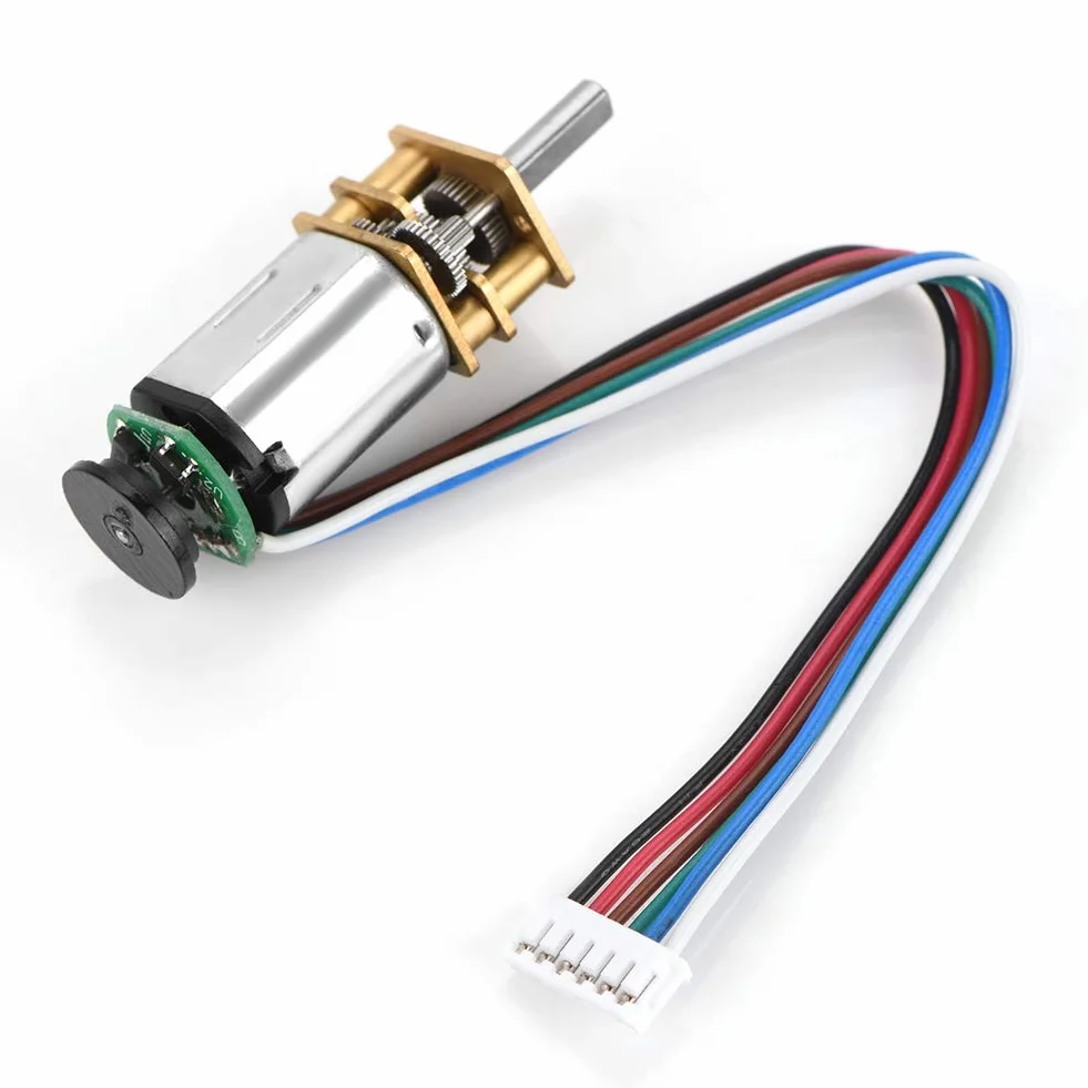 Motoriduttore GBMQ-GM12BY20 Micro con Encoder Magnetico Hall DC6V 2W 60 RPM